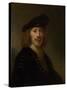 Self Portrait at the Age of 24, 1639-Govaert Flinck-Stretched Canvas