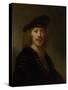Self Portrait at the Age of 24, 1639-Govaert Flinck-Stretched Canvas