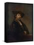 Self Portrait at the Age of 34, 1640-Rembrandt van Rijn-Framed Stretched Canvas