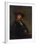 Self Portrait at the Age of 34, 1640-Rembrandt van Rijn-Framed Giclee Print