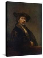 Self Portrait at the Age of 34, 1640-Rembrandt van Rijn-Stretched Canvas