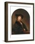 Self-Portrait at the Age of 34-Rembrandt van Rijn-Framed Art Print