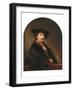 Self-Portrait at the Age of 34-Rembrandt van Rijn-Framed Art Print