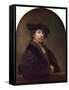 Self Portrait at the Age of 34-Rembrandt van Rijn-Framed Stretched Canvas