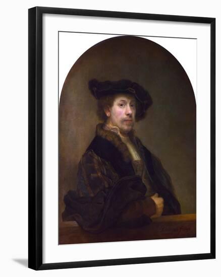 Self Portrait at the Age of 34-Rembrandt van Rijn-Framed Giclee Print