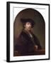 Self Portrait at the Age of 34-Rembrandt van Rijn-Framed Giclee Print