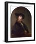 Self Portrait at the Age of 34-Rembrandt van Rijn-Framed Giclee Print