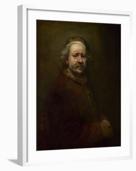 Self Portrait at the Age of 63, 1669-Rembrandt van Rijn-Framed Giclee Print