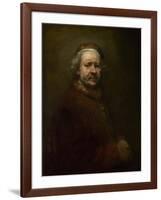 Self Portrait at the Age of 63, 1669-Rembrandt van Rijn-Framed Giclee Print