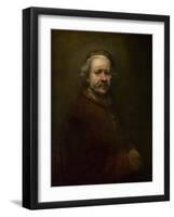 Self Portrait at the Age of 63, 1669-Rembrandt van Rijn-Framed Giclee Print