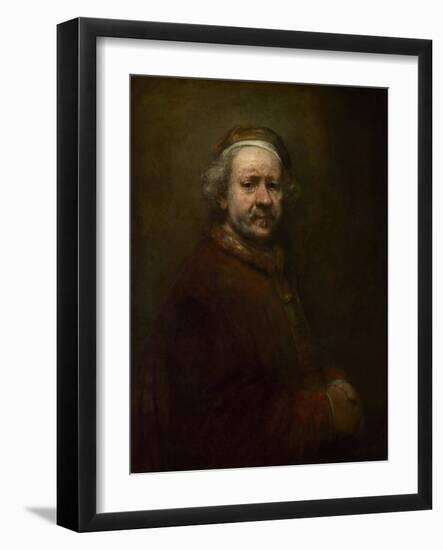 Self Portrait at the Age of 63, 1669-Rembrandt van Rijn-Framed Giclee Print