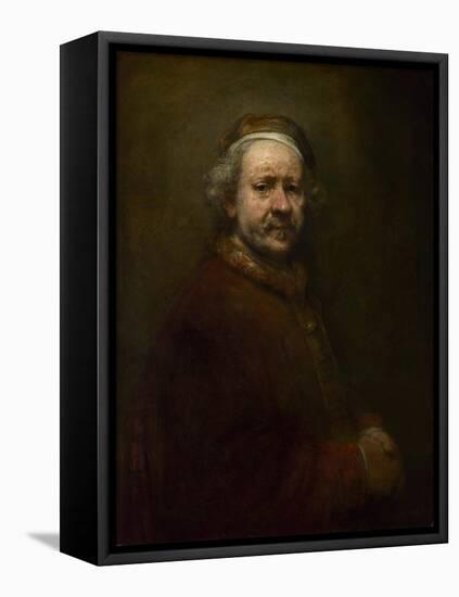 Self Portrait at the Age of 63, 1669-Rembrandt van Rijn-Framed Stretched Canvas