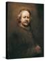 Self-Portrait at the Age of 63-Rembrandt van Rijn-Stretched Canvas