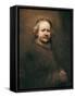 Self-Portrait at the Age of 63-Rembrandt van Rijn-Framed Stretched Canvas