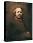 Self-Portrait at the Age of 63-Rembrandt van Rijn-Stretched Canvas