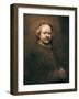 Self-Portrait at the Age of 63-Rembrandt van Rijn-Framed Art Print