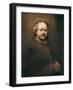 Self-Portrait at the Age of 63-Rembrandt van Rijn-Framed Art Print