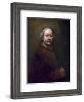 Self Portrait at the Age of 63-Rembrandt van Rijn-Framed Giclee Print