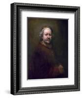 Self Portrait at the Age of 63-Rembrandt van Rijn-Framed Giclee Print