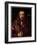 Self Portrait at the Age of Twenty-Eight, 1500-Albrecht Dürer-Framed Premium Giclee Print