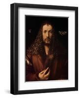 Self Portrait at the Age of Twenty-Eight, 1500-Albrecht Dürer-Framed Giclee Print