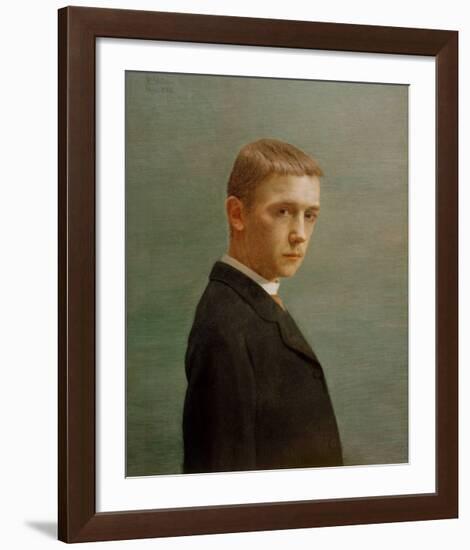 Self- Portrait at the Age of Twenty-Félix Vallotton-Framed Giclee Print