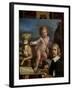 Self-Portrait before a Painting of Armor Fedele, 1655-Guercino-Framed Giclee Print