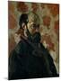 Self-Portrait Before a Pink Background, circa 1875-Paul Cézanne-Mounted Giclee Print