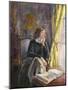 Self Portrait by a Window, 1991 (Oil on Board)-Anthea Durose-Mounted Giclee Print