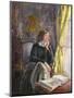 Self Portrait by a Window, 1991 (Oil on Board)-Anthea Durose-Mounted Giclee Print