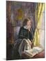 Self Portrait by a Window, 1991 (Oil on Board)-Anthea Durose-Mounted Giclee Print