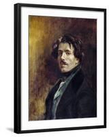 Self-Portrait by Eugene Delacroix-null-Framed Giclee Print