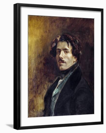 Self-Portrait by Eugene Delacroix-null-Framed Giclee Print