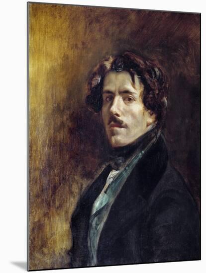 Self-Portrait by Eugene Delacroix-null-Mounted Giclee Print