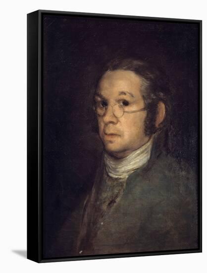 Self Portrait by Francisco De Goya Y Lucientes-null-Framed Stretched Canvas