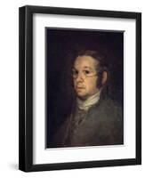 Self Portrait by Francisco De Goya Y Lucientes-null-Framed Giclee Print