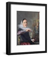 Self-Portrait by Judith Leyster-null-Framed Giclee Print