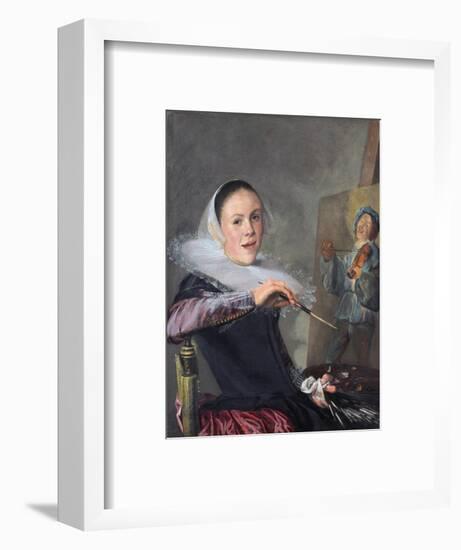 Self-Portrait by Judith Leyster-null-Framed Giclee Print