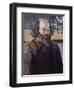 Self-Portrait - by Paul Cezanne-null-Framed Giclee Print