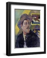 Self-Portrait by Paul Gauguin-null-Framed Giclee Print