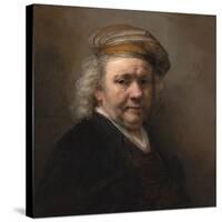 Self-Portrait, by Rembrandt van Rijn, 1606-1669, Netherlands, Amsterdam, Dutch painting,-Rembrandt van Rijn-Stretched Canvas