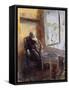 Self-Portrait by the Window-Christian Krohg-Framed Stretched Canvas