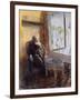 Self-Portrait by the Window-Christian Krohg-Framed Giclee Print