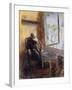 Self-Portrait by the Window-Christian Krohg-Framed Giclee Print