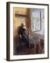 Self-Portrait by the Window-Christian Krohg-Framed Giclee Print