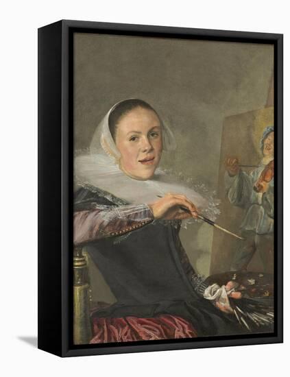 Self-Portrait, C. 1630-Judith Leyster-Framed Stretched Canvas