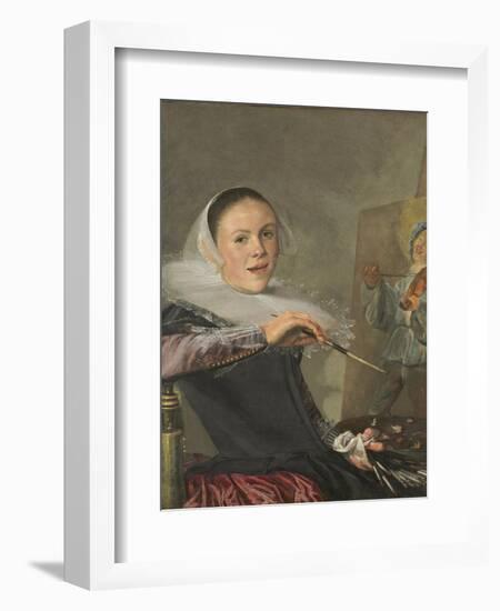 Self-Portrait, C. 1630-Judith Leyster-Framed Giclee Print