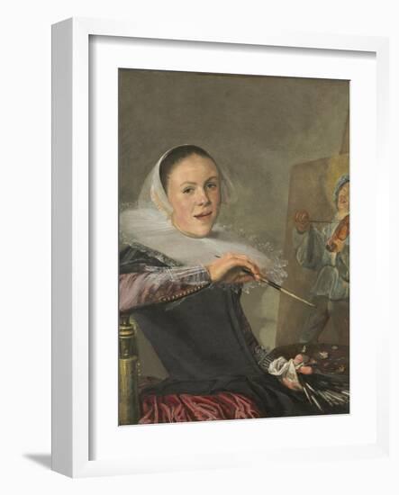 Self-Portrait, C. 1630-Judith Leyster-Framed Giclee Print