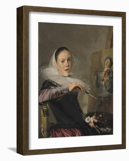 Self-Portrait, C. 1630-Judith Leyster-Framed Art Print