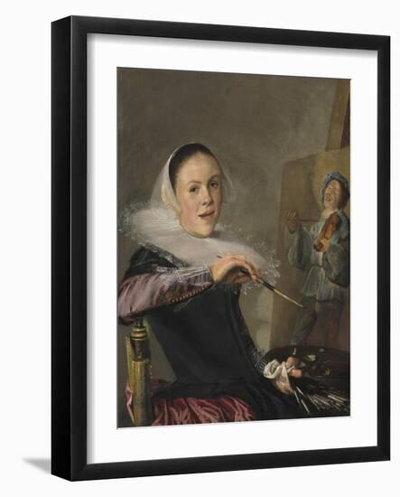 Self-Portrait, C. 1630-Judith Leyster-Framed Art Print